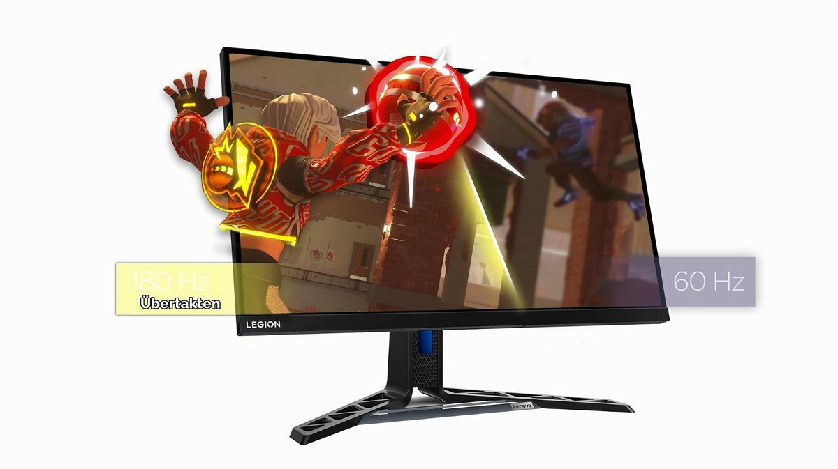 Lenovo Legion Y27-30 | 27" Full HD Gaming Monitor | 1920x1080 | 180Hz | 400 nits | 0.5ms Response Time | HDMI | DisplayPort | AMD FreeSync | black - 66F8GAC3EU