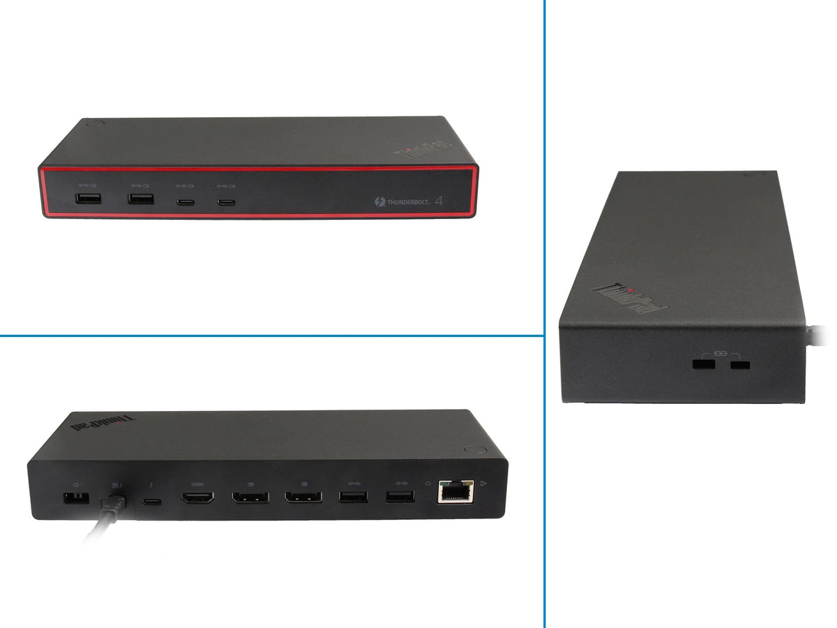 Lenovo ThinkPad Smart Dock 7500 Gen 2 - Docking Station - Thunderbolt 4 - HDMI, DP, Thunderbolt 4-2.5GbE - 135 Watt - 40BE0135EU