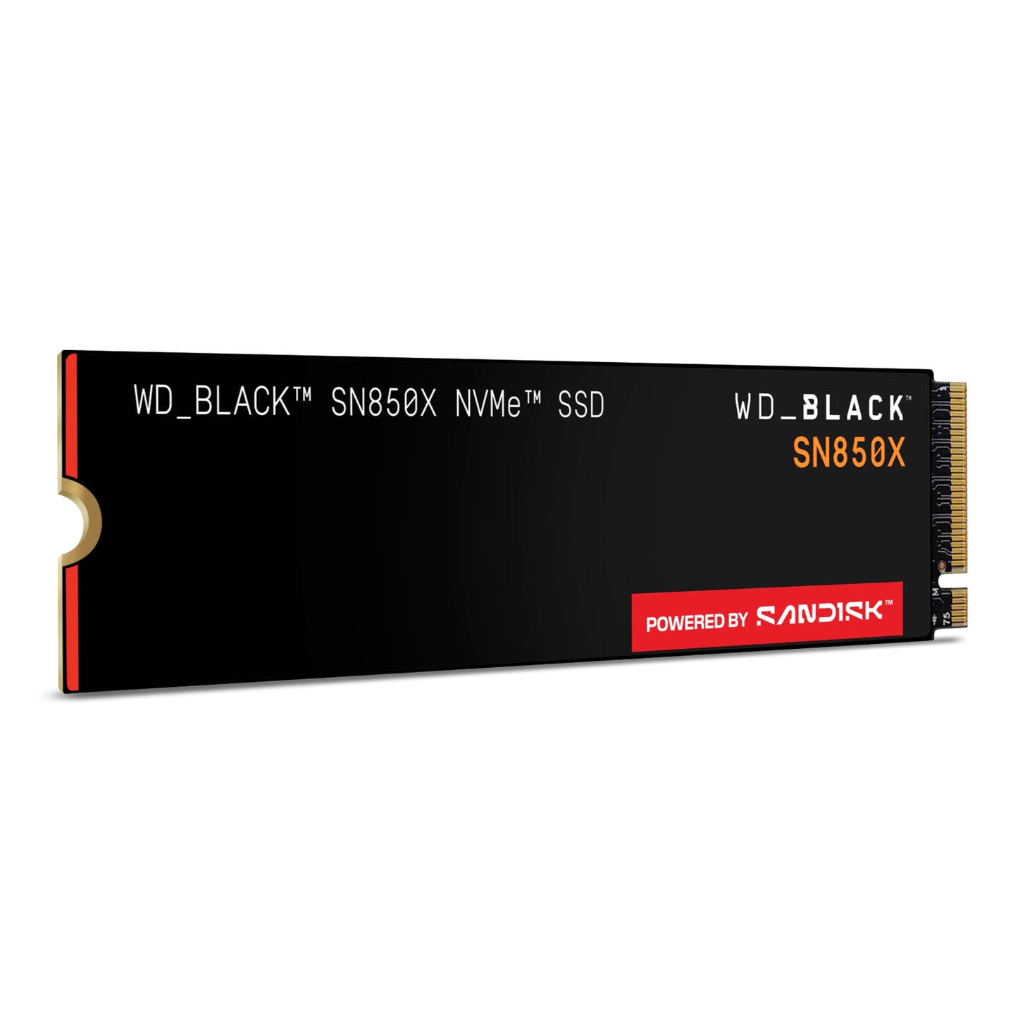 WD_BLACK SN850X NVMe SSD 4TB internal SSD (gaming memory, PCIe Gen4 technology, read 7,300 MB/s, write 6,600 MB/s) black - WDS400T2X0E