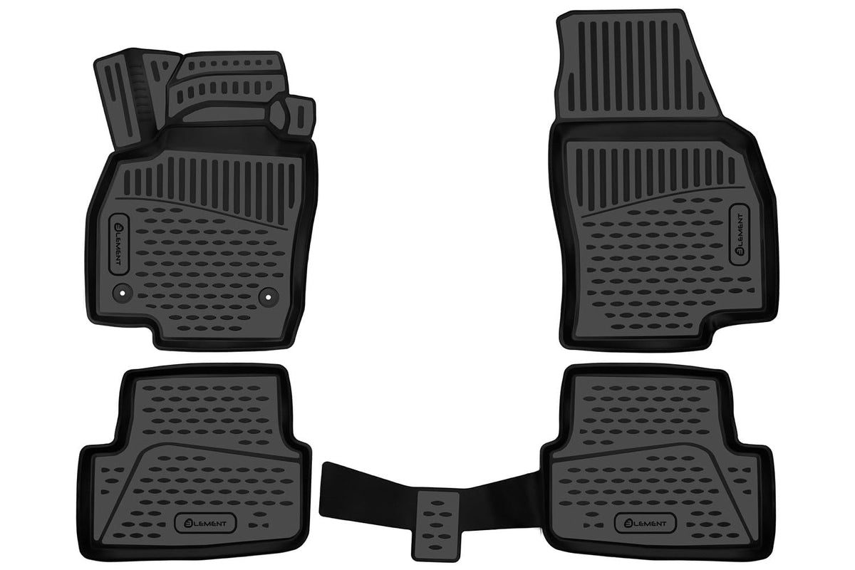 Set de covorașe din cauciuc Element 3D compatibile cu Seat Arona | 2017-> | Covorașe auto din cauciuc 100% personalizate, covorașe auto din cauciuc - EXP.ELEMENT3D01925210k