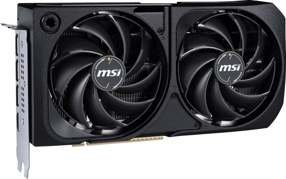 MSI GeForce RTX 5070 12G Shadow 2X OC - 12GB GDDR7 (28Gbps/192-bit), PCIe 5, Boost: 2542 MHz, HDMI 2.1b, DisplayPort 2.1b - V532-005R