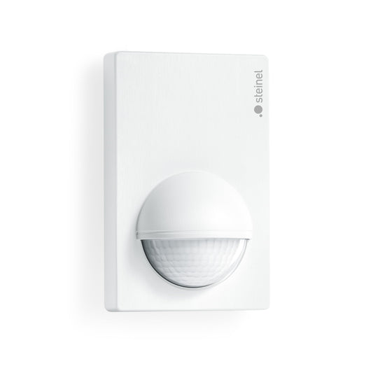 Steinel motion detector IS 180-2 white, 180° passive infrared motion sensor, twilight sensor for indoor and outdoor use, (W x H) 76 mm x 120 mm - 603212