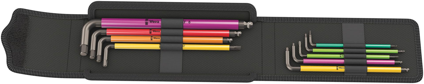 Wera 05004173001 Bicycle Set 4, bicycle angle wrench set, 9 pieces