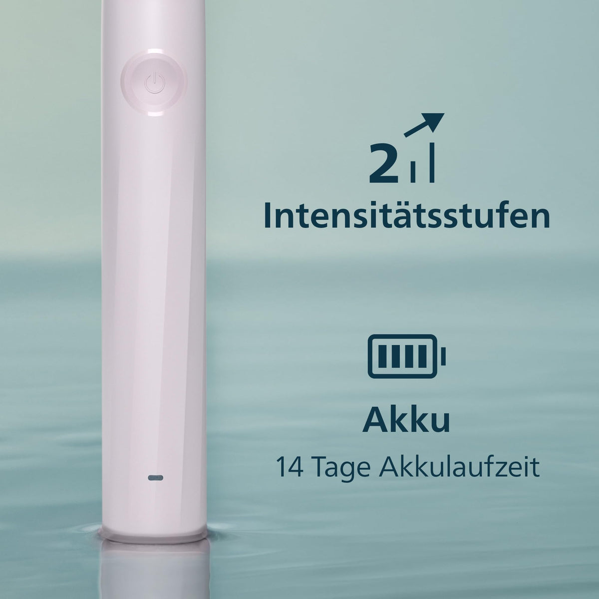 Philips Sonicare Series 2100 Electric Toothbrush – Sonic toothbrush with two intensity settings, EasyStart function, SmarTimer, 14 days of battery life, travel case, Pink, HX4023/03, [New]