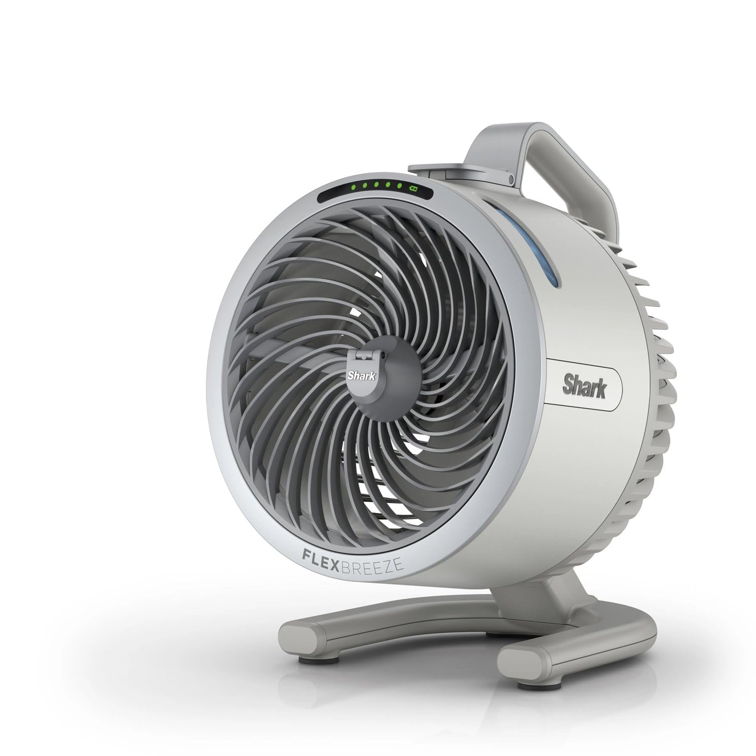 Shark FlexBreeze HydroGo, ventilator puternic cu pulverizare, răcire pentru interior și exterior, silențios și durabil, cu și fără fir, compact și ușor, 5 viteze, Pigeon FA050EUDV