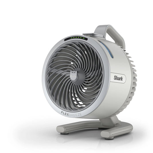 Shark FlexBreeze HydroGo, ventilator puternic cu pulverizare, răcire pentru interior și exterior, silențios și durabil, cu și fără fir, compact și ușor, 5 viteze, Pigeon FA050EUDV