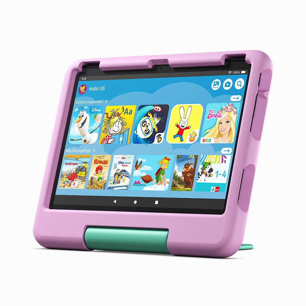 Child-friendly case from Amazon for the Fire HD 10 tablet, pink | For children ages 3-7 | Only compatible with 13th generation tablets (2023) - 53-032985