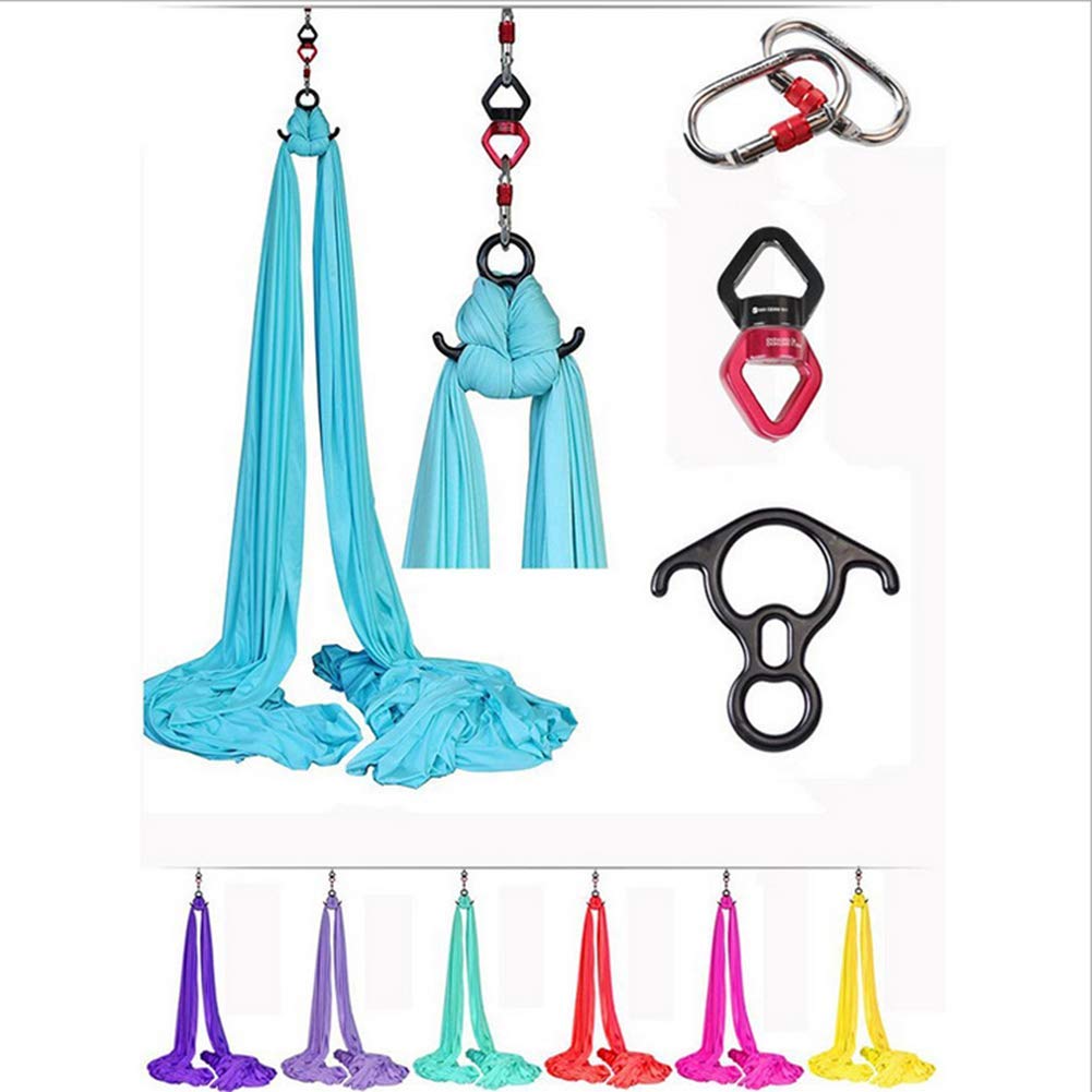RXRENXIA Swing Swivel, 30-KN pulley, the safest accessory for hanging rotating devices with a carabiner for web tree swings, swing adjustments, aerial dance, children's swings, hammocks. - 201-005-385