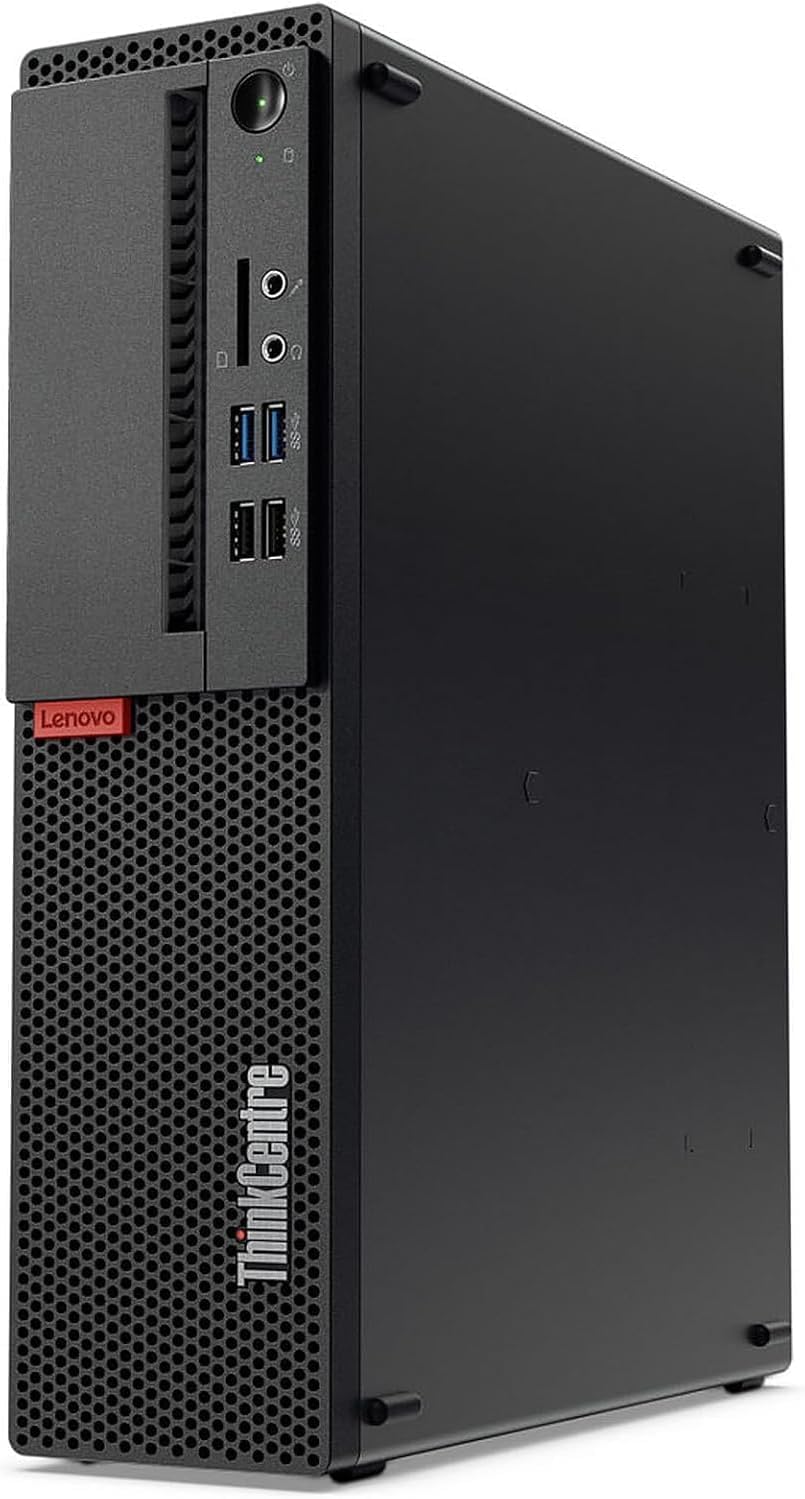 Lenovo ThinkCentre M720s SFF Desktop Computer, Intel Core i5-8500, 16GB RAM, 256GB SSD, WiFi, Bluetooth, US QWERTY Keyboard, Windows 11 Pro (Refurbished)