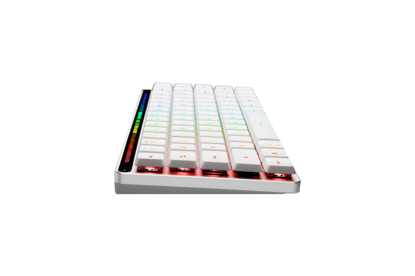 ASUS ROG Falchion RX Low Profile 65% Wireless Gaming Keyboard (QWERTY Layout, ROG RX Low Profile Optical Switches, Bluetooth, 2.4GHz RF Wireless, Wired USB, MacOS Compatible, White) - 90MP03EC-BKDA10