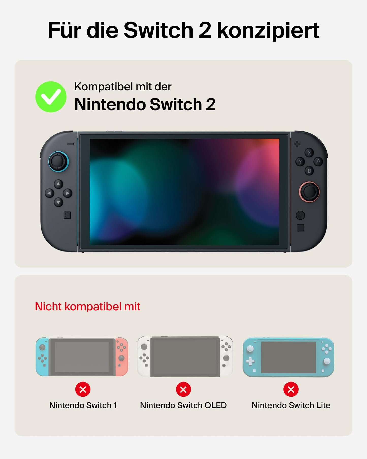 Belkin Gaming Case for Nintendo Switch 2, Lightweight Hard Shell Case with Soft Lining, AirTag Compartment, 12 Game Card Slots - Sand - ENA002hqSA