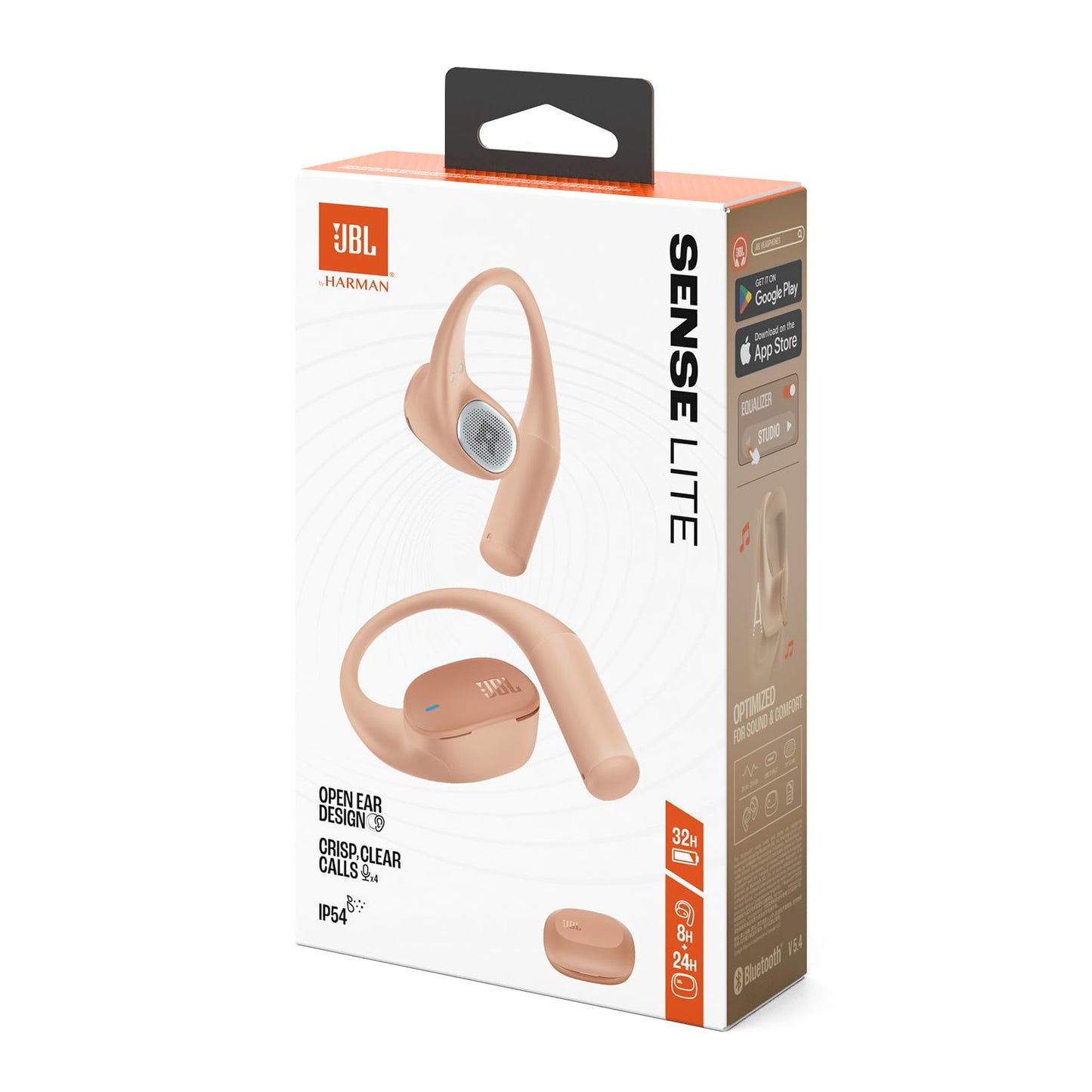 JBL Sense Lite, wireless open-ear headphones, beige - JBLSENSELITEBEG