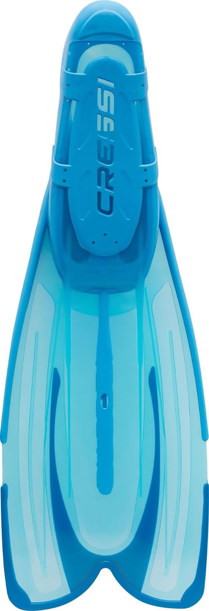 Cressi Agua Fins Swimming Fins - Adjustable Foot Section for Diving - Ergonomic Short Fins Adults & Children - Durable Fin Material - Aquamarine - 35/36 - CA206335