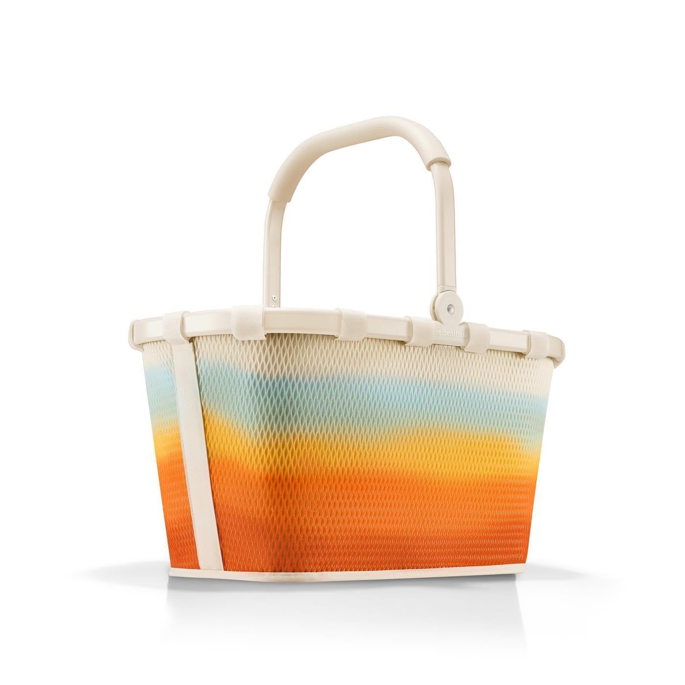 Reisenthel carrybag mesh tropical – Stable shopping basket with lots of storage space and practical inner pocket – Elegant and water-repellent design - BK3106