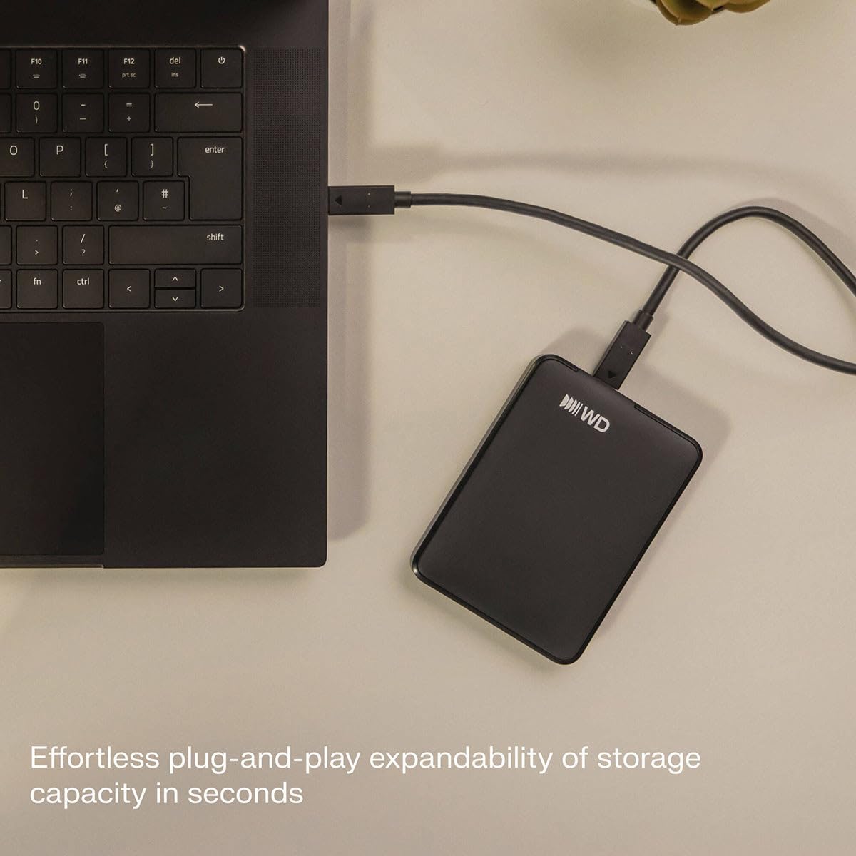 WD 2 TB Elements Portable Festplatte, USB-C®-Konnektivität, Graphitschwarz - WDBDTV0020BBK