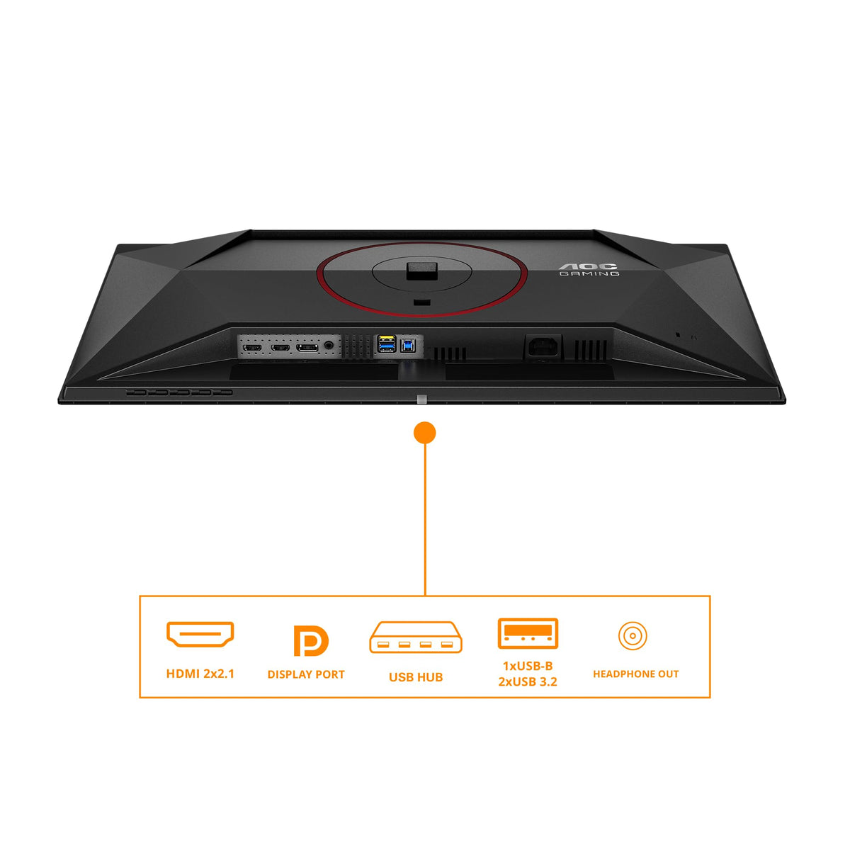 AOC Q27G4ZDR Monitor de gaming de 27 inch WQHD cu hub USB, 240Hz, panou QD-OLED, 0.03ms GtG, HDR10, compatibil G-Sync, ajustare pe înălțime, (2560x1440 HDMI 2X 2.1 DP 1x 1.4) Negru