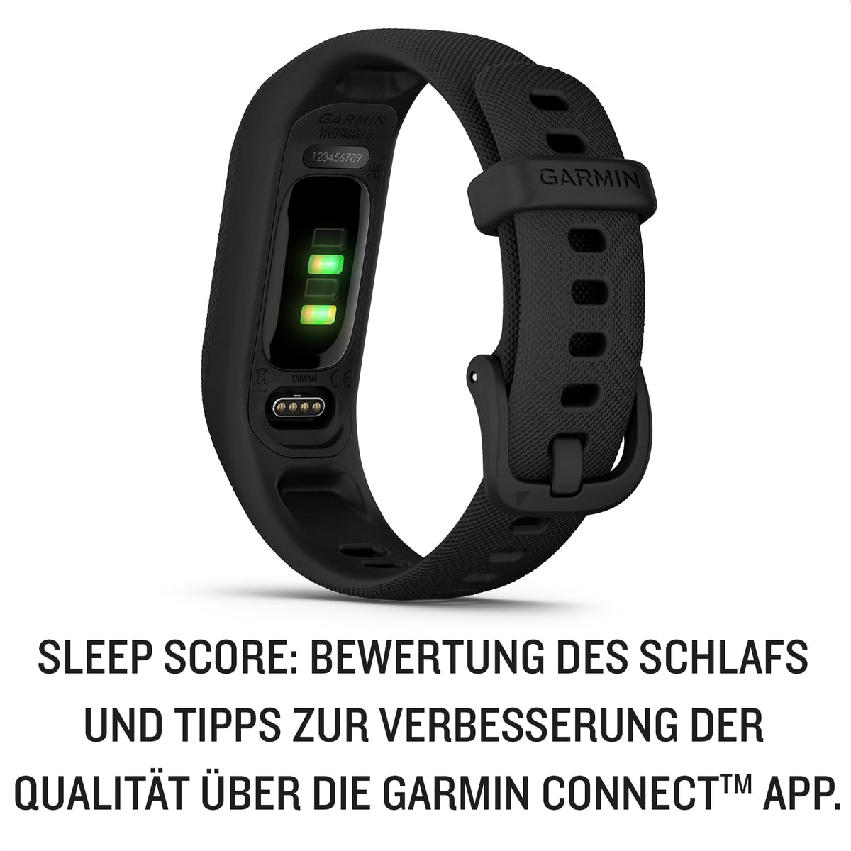 Garmin vívosmart 5, L, Fitness-Tracker, Negru - 010-02645-14