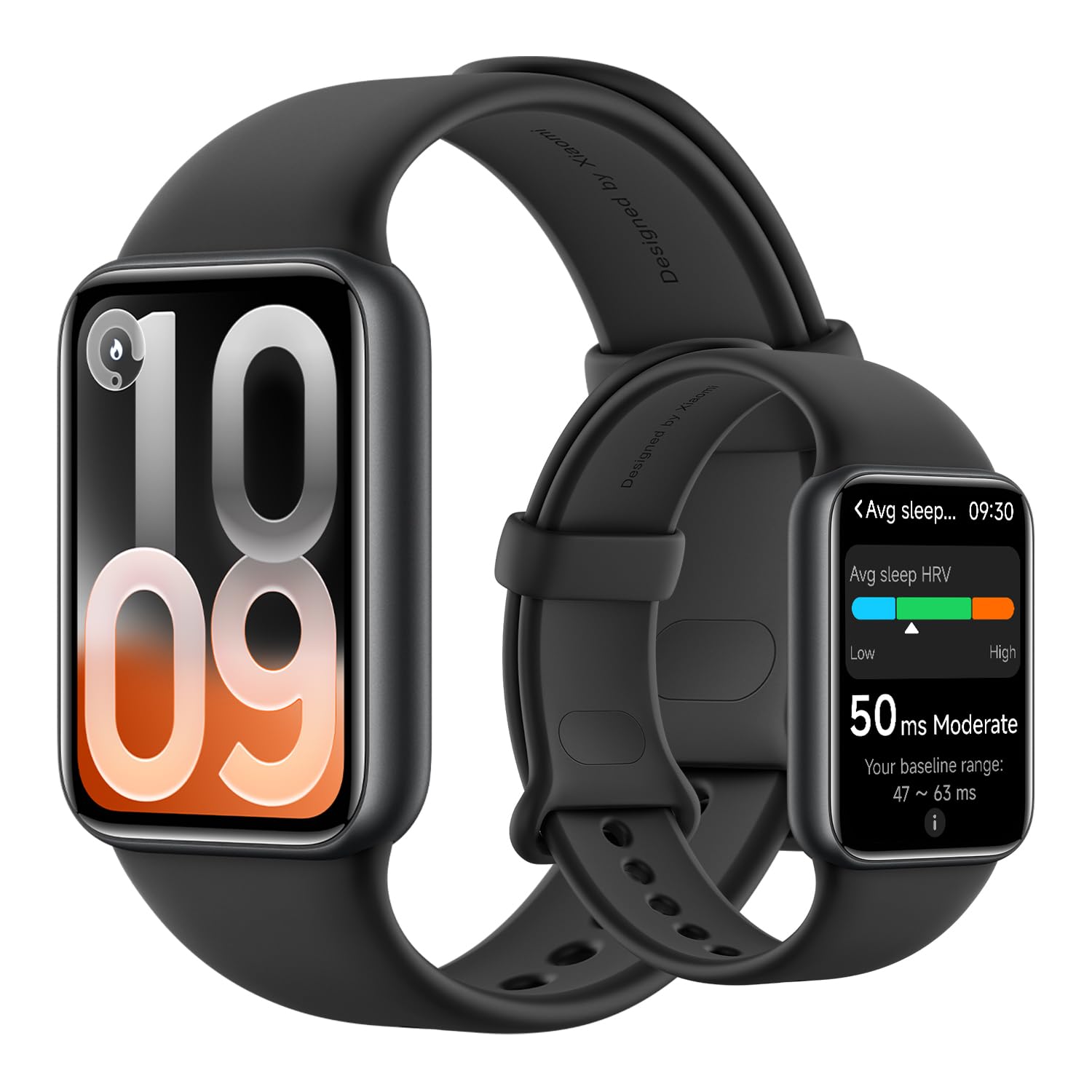 XIAOMI Smart Band 10 Pro, watch-style fitness tracker for women & men, 1.74" AMOLED display, improved sleep algorithm, 21 days battery, Android & iOS, 150+ sports modes, GNSS, 5ATM, Black - BHR08W9GL