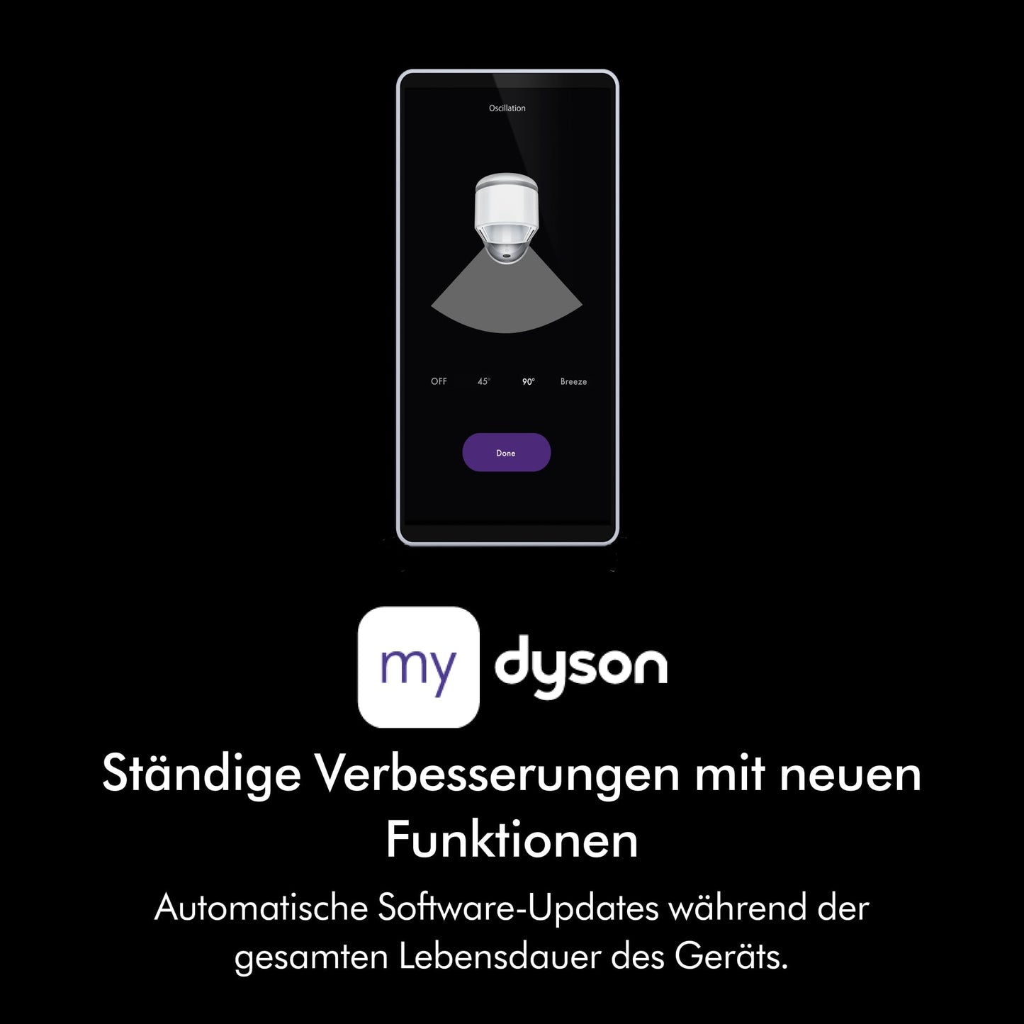 Dyson Purifier Cool™ PC1 tower fan air purifier with HEPA H13 filter - powerful cooling & air purification for rooms up to 23 sqm, control via app & remote control, 350° rotation (white) - TP11