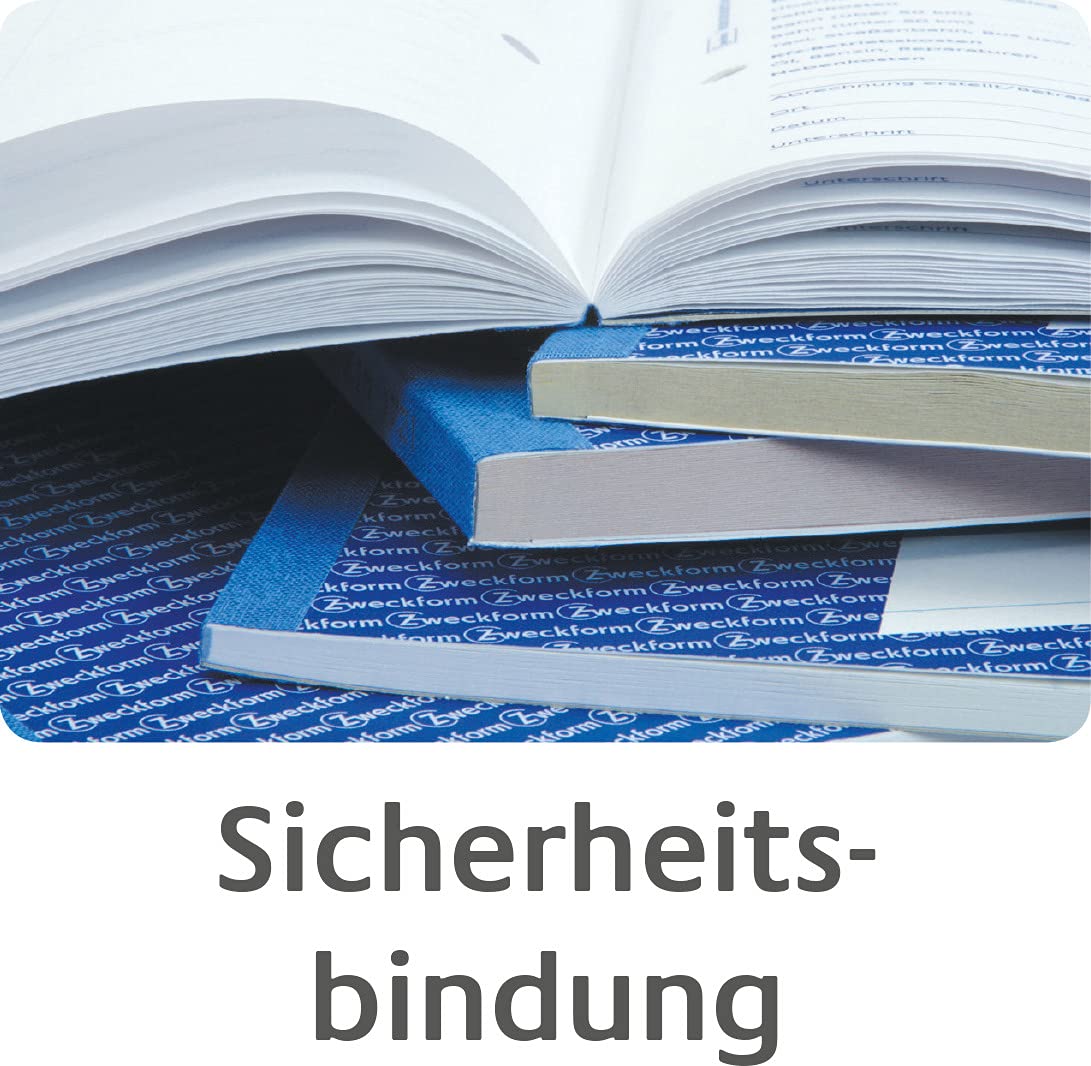 AVERY Zweckform 222-5 softcover car logbook (tax office recognized, DIN A6 landscape 148x105mm, 112 pages | 385 trips, Germany & Austria, delimitation of private/business trips) pack of 5