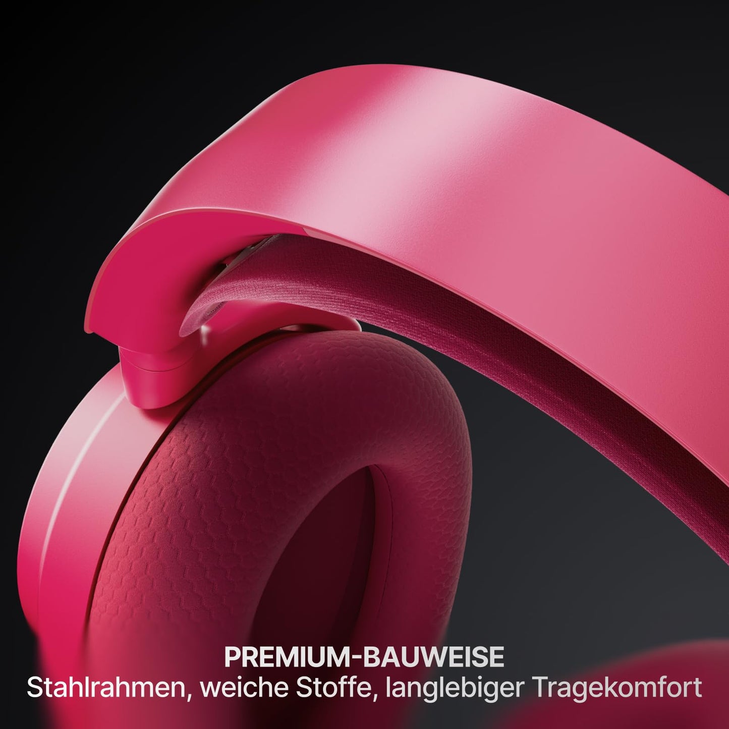 SteelSeries Arctis Nova 7P Wireless Gen 2 - PS5 Headset - Gaming Headset Wireless - App Control - Over 50 Hours Battery & Quick Charge Function - 2.4 GHz + Bluetooth - For PlayStation, PC & More - Magenta - 61746