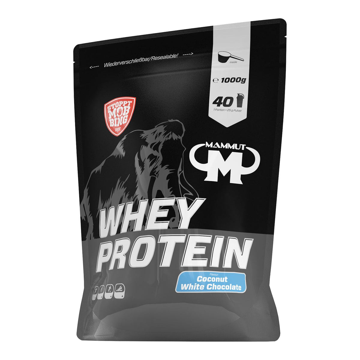 Pulbere de proteină din zer Mammut Nutrition Coconut White Chocolate, 1 kg - FID57399