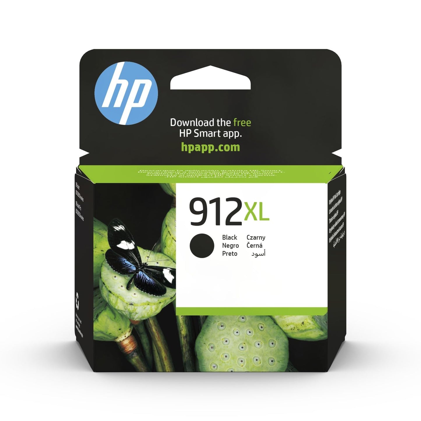 HP 912 Ink Cartridge Original 3YL84AE Printer Cartridge, Black, XL - 3YL84AE#BGX