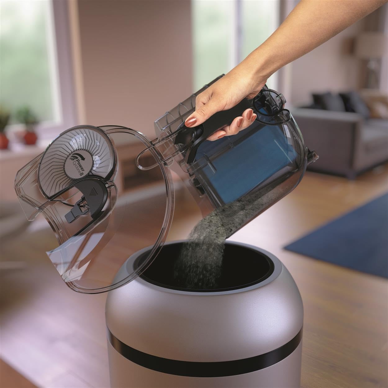 Philips PowerPro Expert 7000 Series (bagless vacuum cleaner, TriActive+ LED nozzle, allergy filter, 900 watts) high-gloss black - FC9747/09