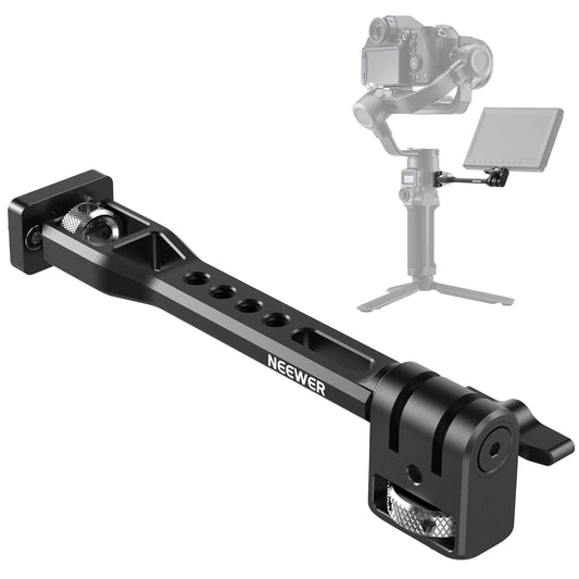 NEEWER Adjustable Monitor Mount, 360° Rotating Camera Monitor Mount with 1/4 Inch Thread, Compatible with DJI RS4 Pro RS3 RS2 RSC2 ZHIYUN Crane 2S Crane 3 3S WEEBILL-S MOZA Gimbals, GA005 - 10102340