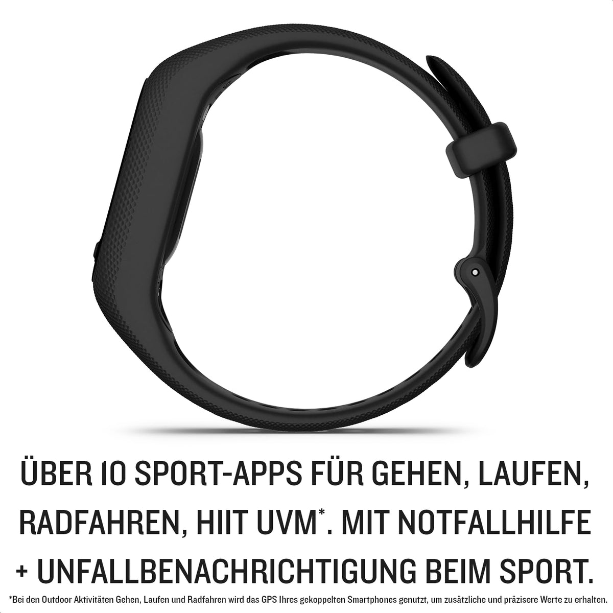 Garmin vívosmart 5, S/M, Fitness Tracker, Black - 010-02645-10