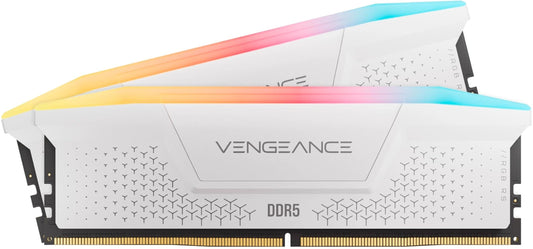 CORSAIR Vengeance RGB RS DDR5 16GB (2 x 8GB) până la 5200MHz AMD Intel RAM - CMG16GX5M2B5200Z40W