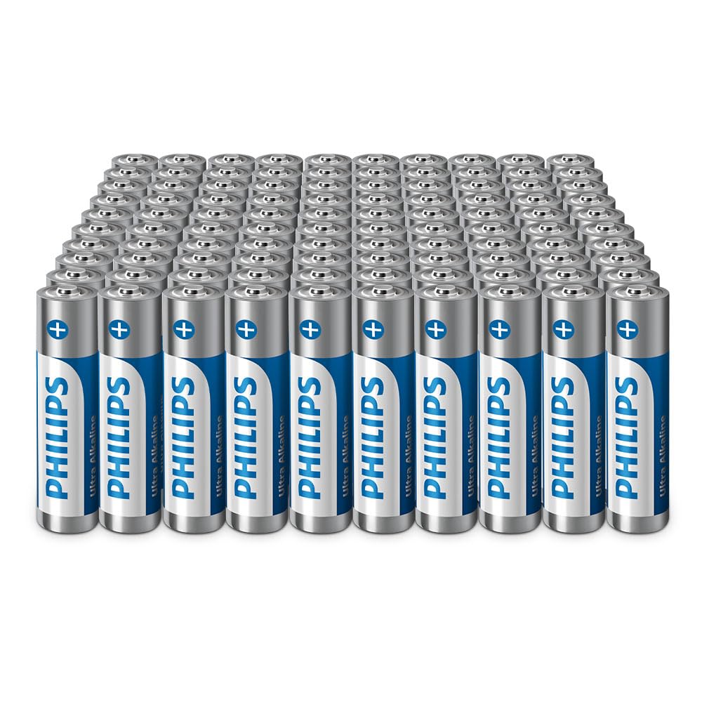 Philips Ultra AAA Alkaline Batteries - LR03E100BB/01