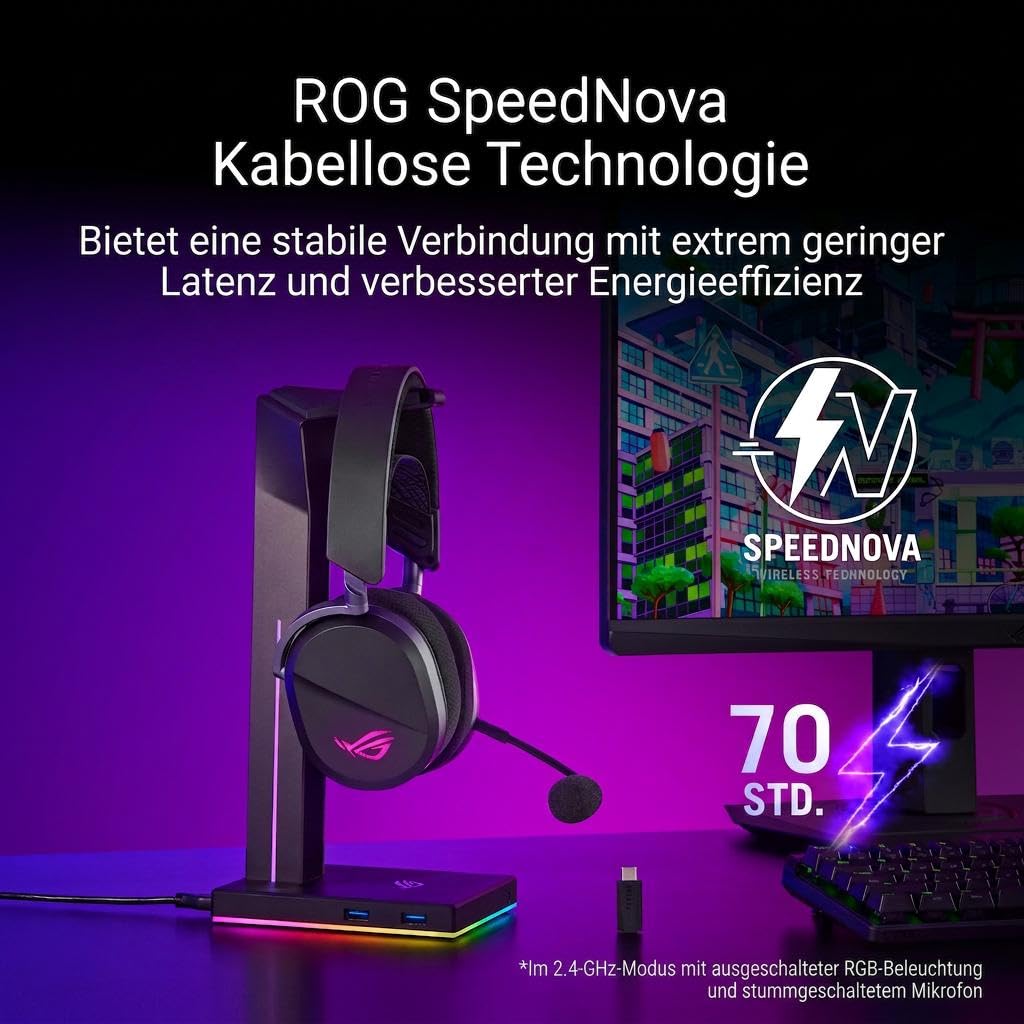 ASUS ROG Pelta wireless RGB Gaming Headset - 90YH0410-BHUA00
