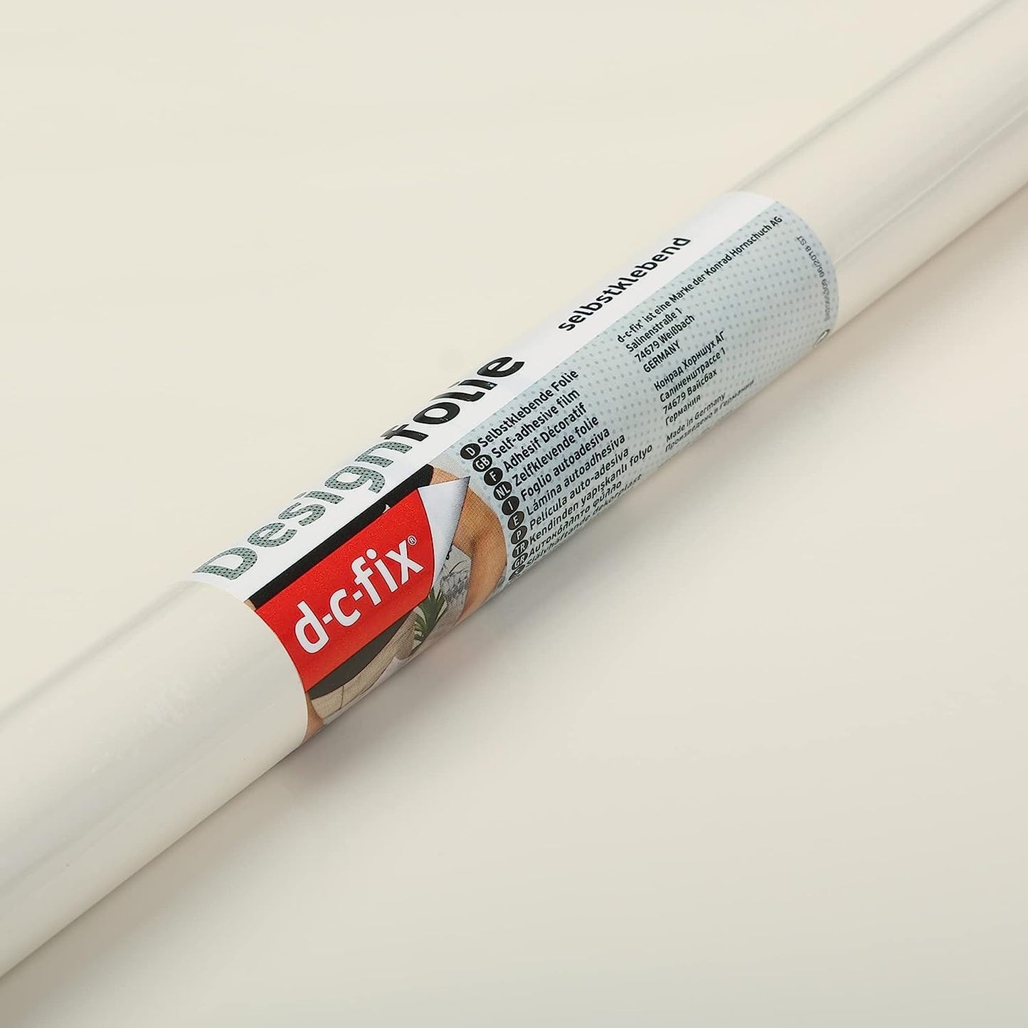 d-c-fix furniture adhesive film magnolia, 45 cm x 15 m - washable and self-adhesive decorative film for kitchen, cupboard, table and windowsill - modern & sustainable - F2003215