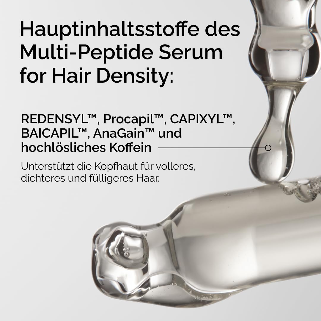 The Ordinary Multi-Peptide Serum for Hair Density, multi-peptide serum for thicker hair, peptide-containing formula for thicker, fuller-looking hair, 60ml - 769915194647