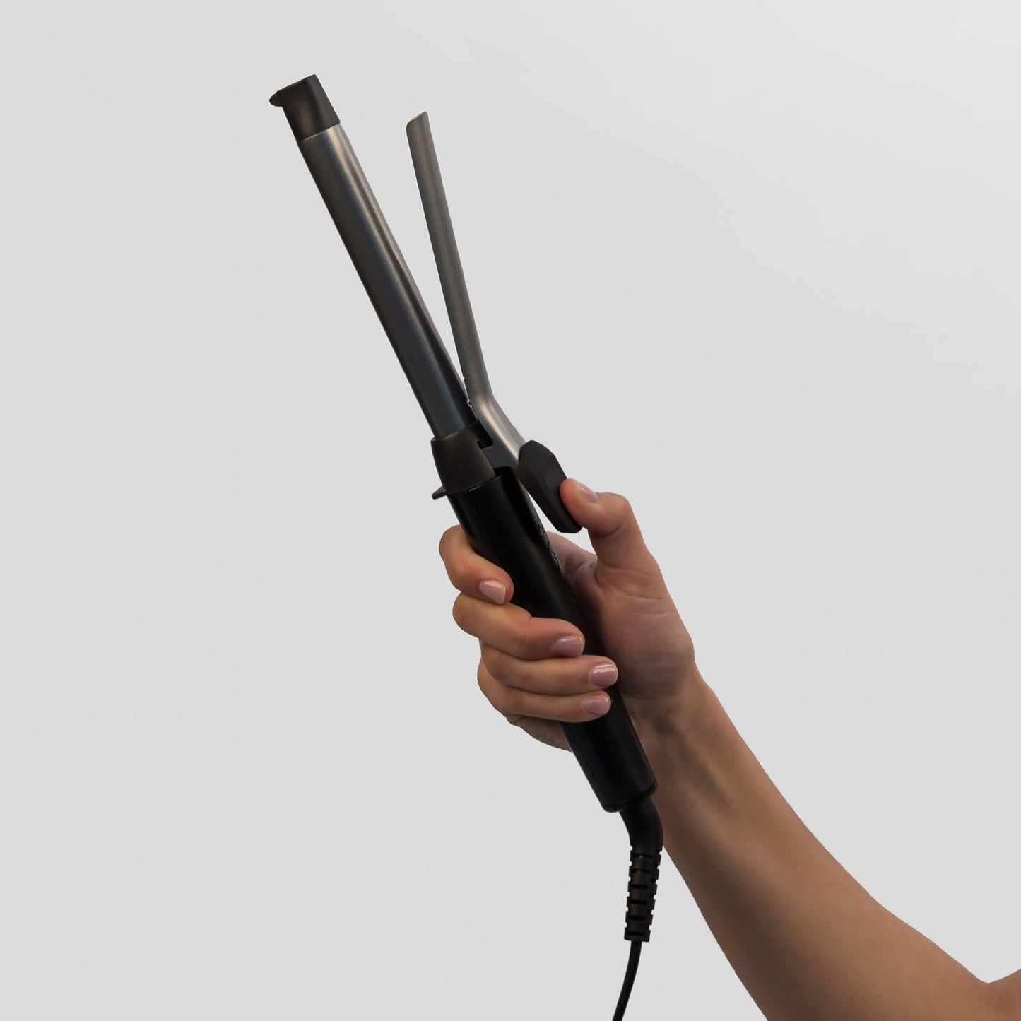 Remington curling iron small curls [19mm] Pro Sprial Curl (4-fold protection, antistatic ceramic tourmaline coating) -Digital display up to 210°C, with clamp, tight & defined ringlets, CI5519