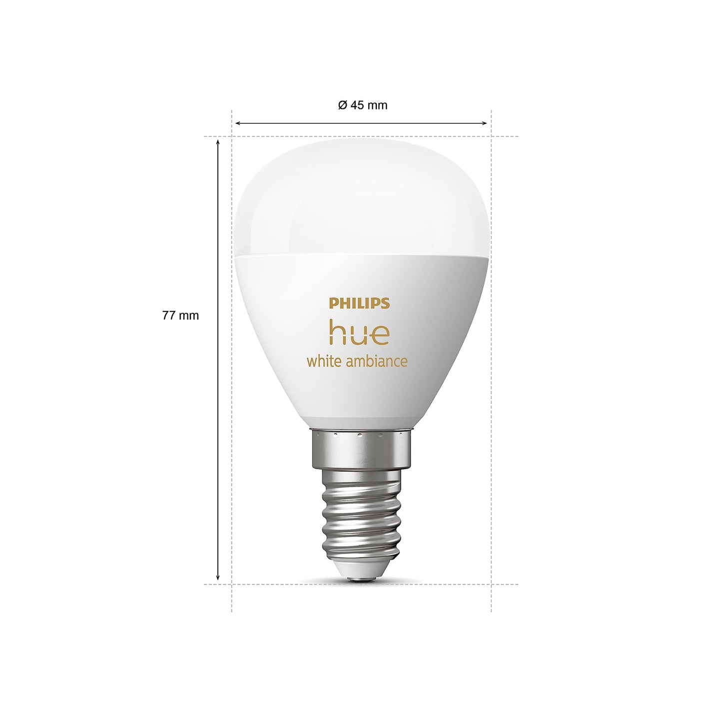 Philips Hue White Ambiance E14 LED lamp (470 lm) - 929003573701