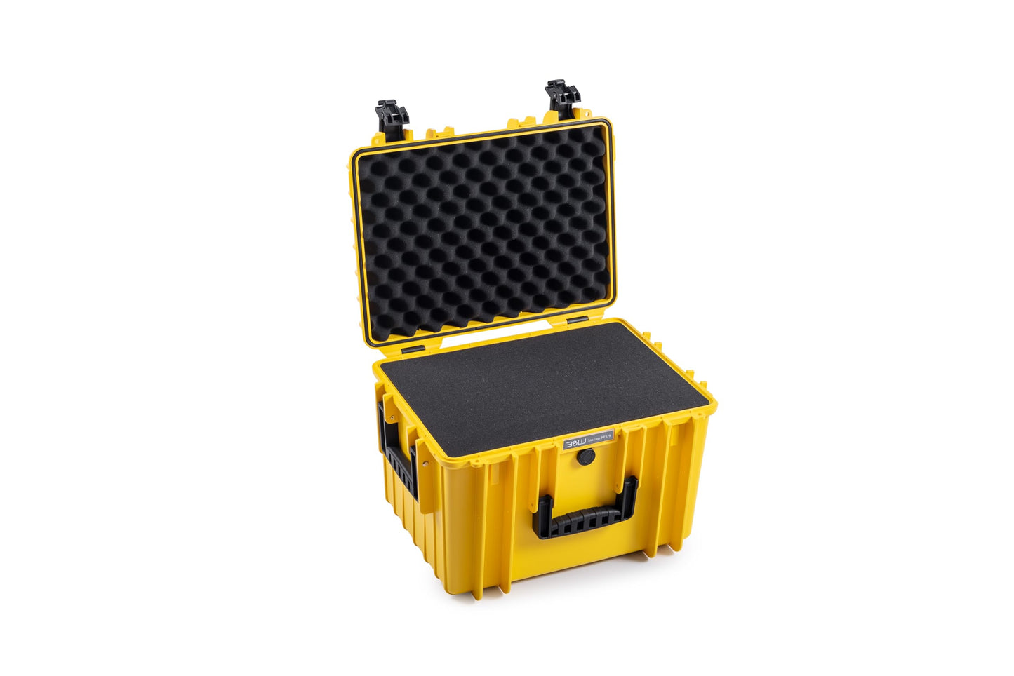 B&W International multi-purpose case Outdoor 5500 (PP.379) yellow - with cube foam - waterproof (IP67), dustproof, impact-resistant, extremely robust - 5500/Y/SI
