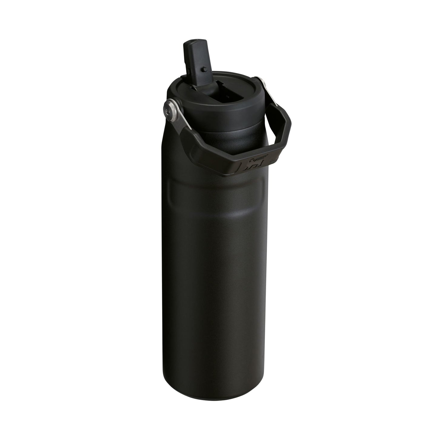 Stanley 1913 Flip Straw drinking bottle with straw 0.7L - thermal mug cools for 10 hours - ice cold for 3 days - BPA-free - leak-proof - for cup holders - dishwasher safe - black - 10-11283-143