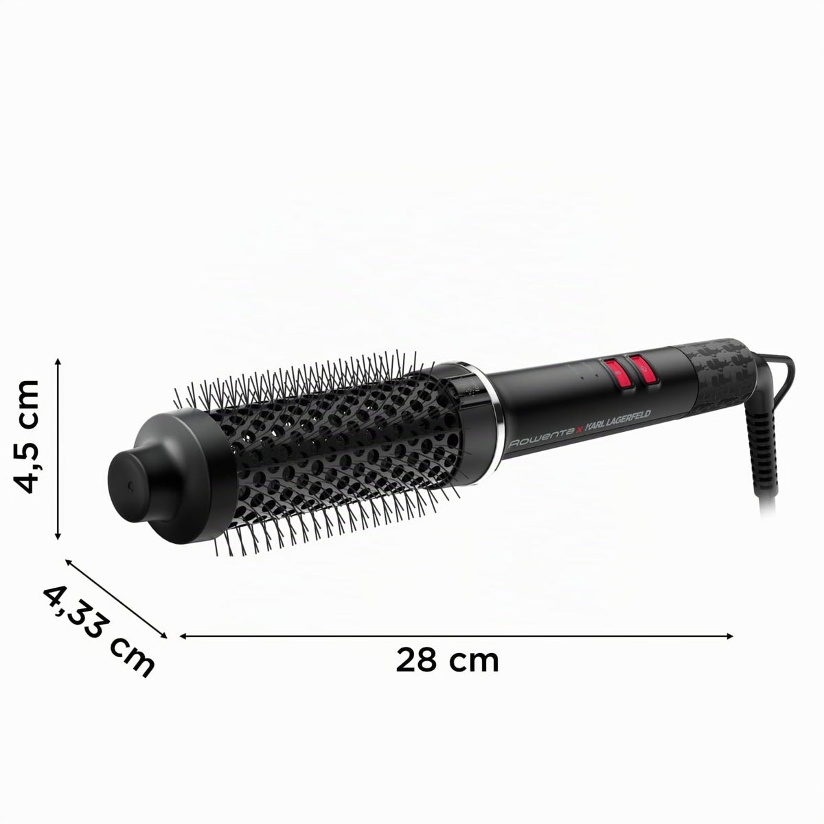 Rowenta X Karl Lagerfeld Power Brush Volume Styler, 38-mm Ceramic Brush - UB572LE0
