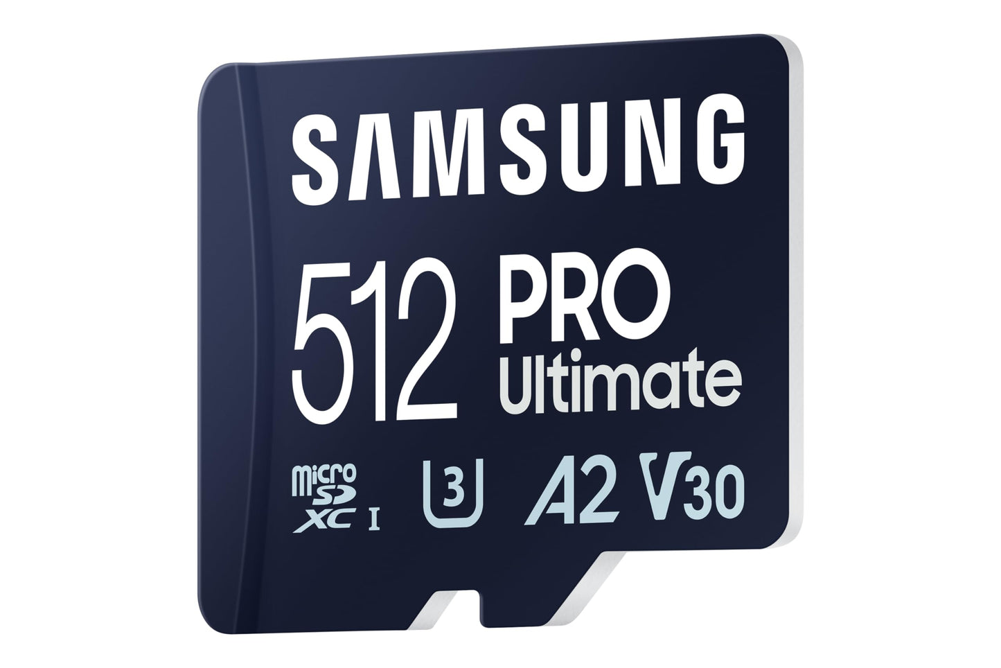 Samsung PRO Ultimate microSD card + SD adapter, 512 GB, for smartphones, drones and action cameras, UHS-I U3, 200 MB/s read, 130 MB/s write, MB-MY512SA/WW