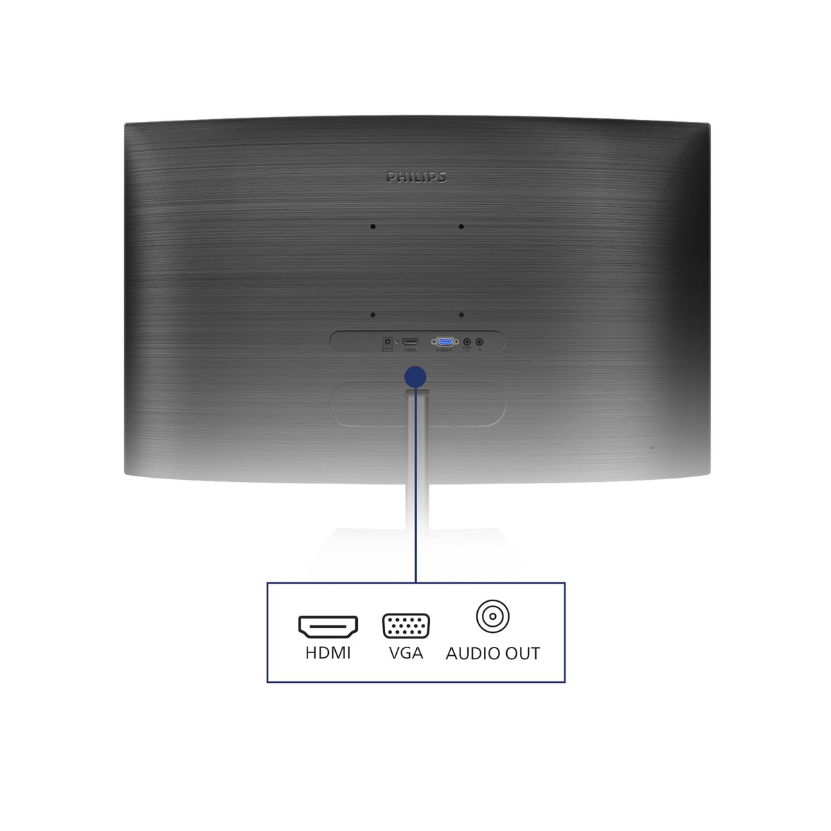 Philips 241E1SCA Monitor Curved de 24 inch, FHD, 75Hz, panou VA, 4ms GtG, FreeSync, difuzoare, (1920x1080 HDMI 1) Negru - 241E1SCA/00