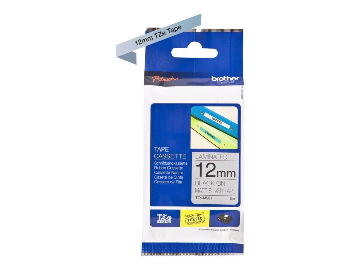 Brother original P-touch label tape TZe-M931 12 mm - TZEM931