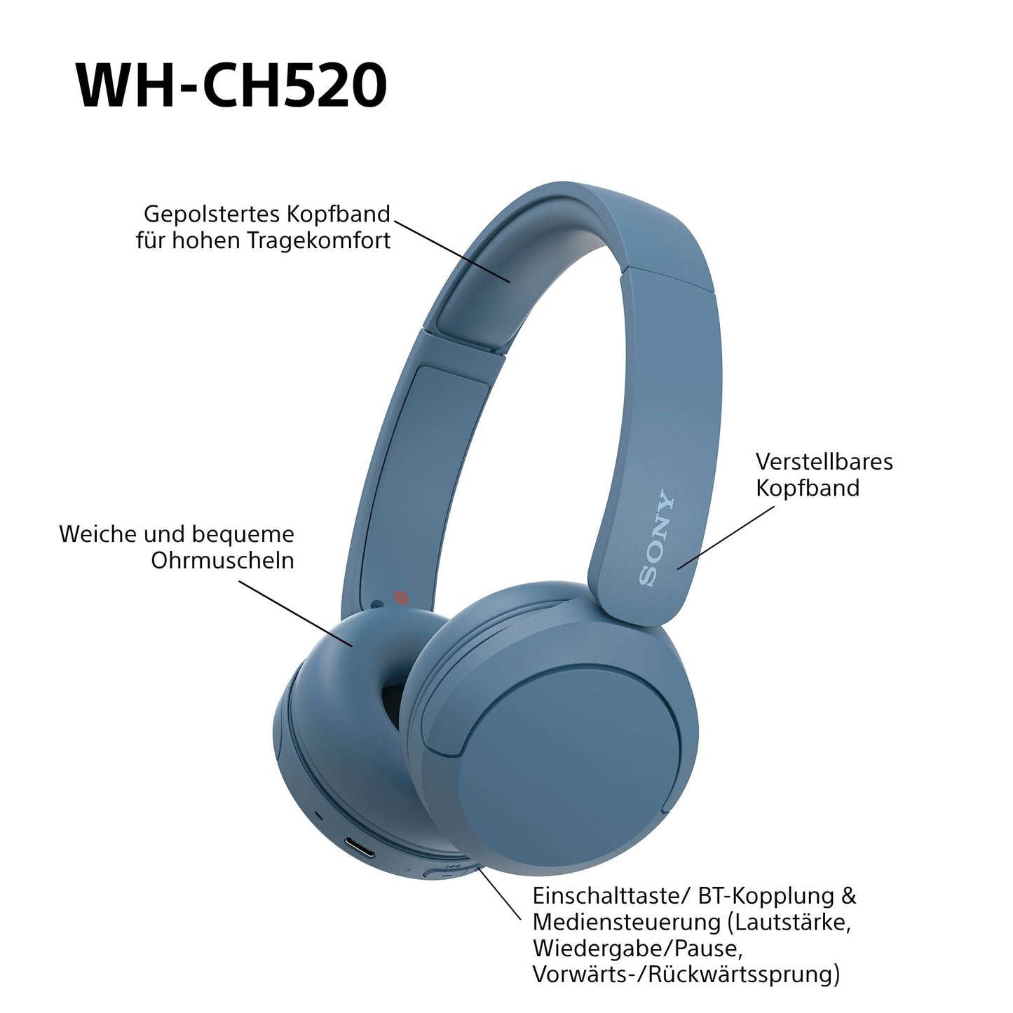 Sony WH-CH520 (WHCH520)