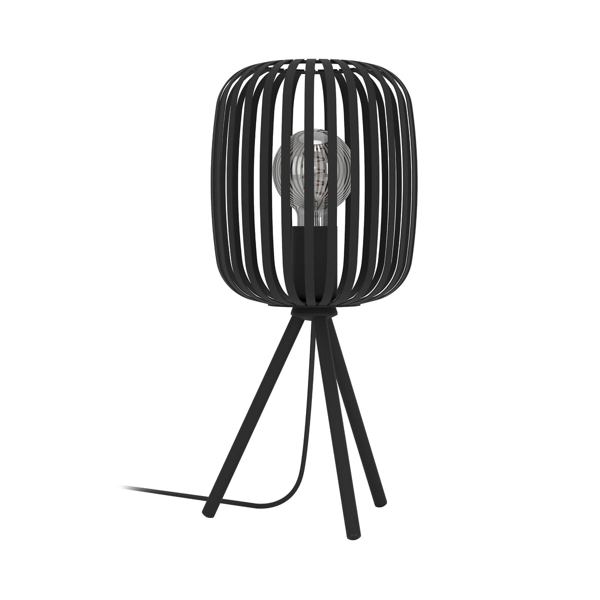 EGLO Table Lamp Romazzina, Tripod Nightstand Lamp - 900519