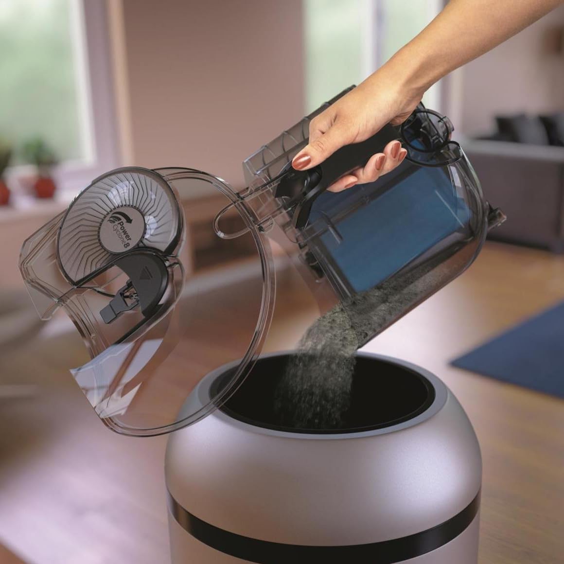 PHILIPS PowerPro Expert Bagless Vacuum Cleaner - Compact, 900 W Motor, PowerCyclone 8 Technology for Strong Suction, Multi-Surface Cleaning, Allergy Lock, Super Turbo Brush (FC9745/09)