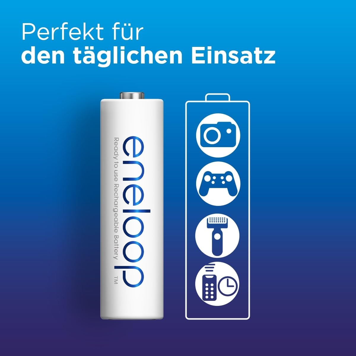 eneloop NI-MH Combo Pack, 4 AA/Mignon batteries + 4X AAA/Micro batteries - BK-KJMCDE44E
