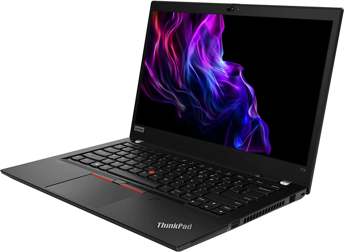 Lenovo Thinkpad T14 Gen 1 Laptop de afaceri, 14 inch FHD (1920x1080), Intel Core i7-10510U, 16 GB RAM, 256 GB SSD, tastatură US QWERTY, Windows 11 Pro (recondiționat)