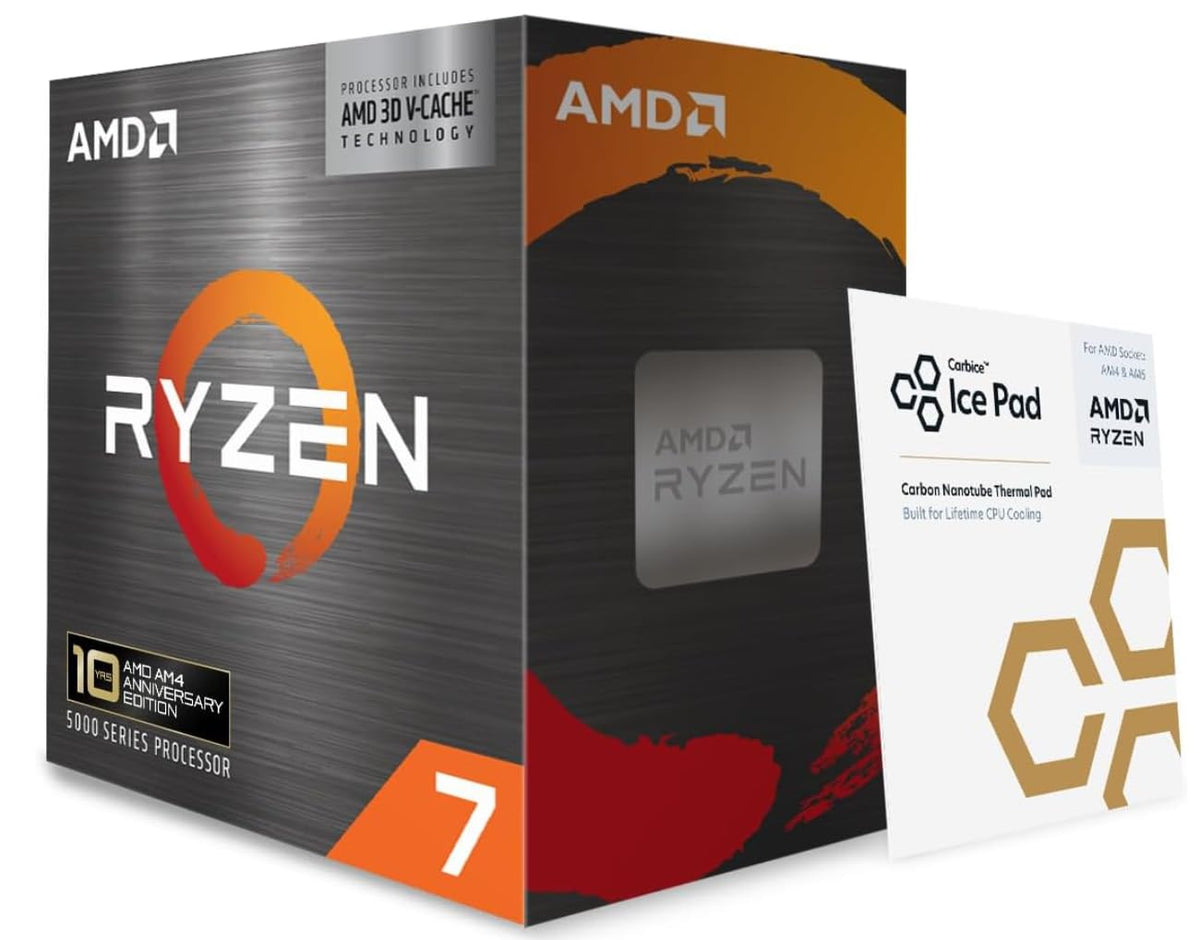 AMD Ryzen 7 5800X3D 10th Anniversary Edition Desktop Processor for AM4 Socket and DDR4 - RYZEN
