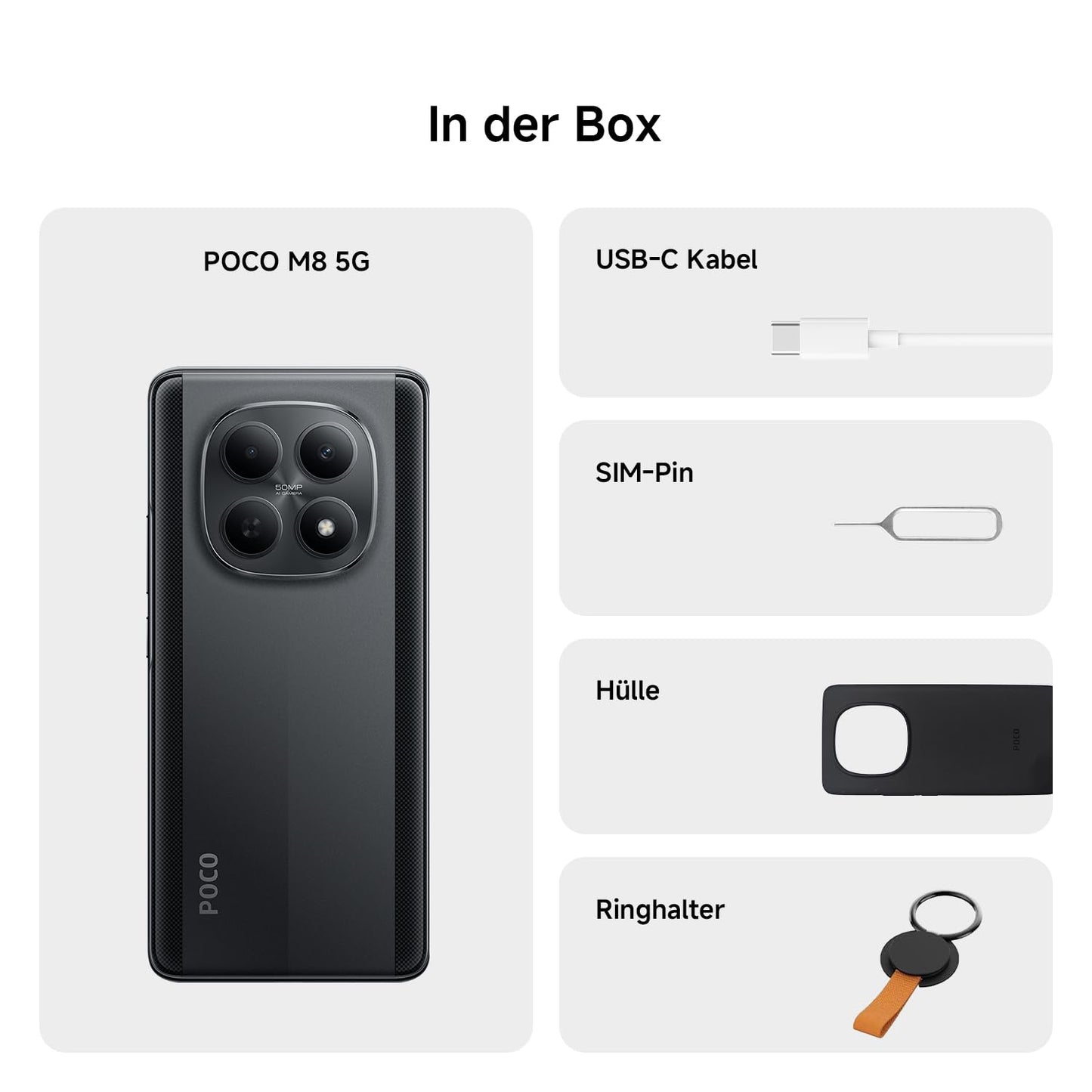 XIAOMI Poco M8 5G Smartphone, 8GB RAM + 512GB Storage, Mobile Phone, 6.77" 120Hz Flow AMOLED Display, 50MP AI Dual Camera, 7.35mm Slim 3D Curved Design, Green, 2 Year Warranty